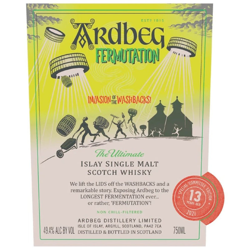 Ardbeg Fermutation Invasion Of The Washbacks! - Main Street Liquor