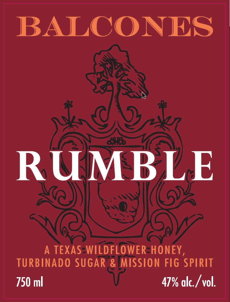 Buy Balcones Rumble Spirit - Texas Wildflower Honey, Mission Fig ...