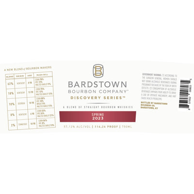 Bardstown Bourbon Company Discovery Series Spring 2023 Blended Bourbon - Main Street Liquor
