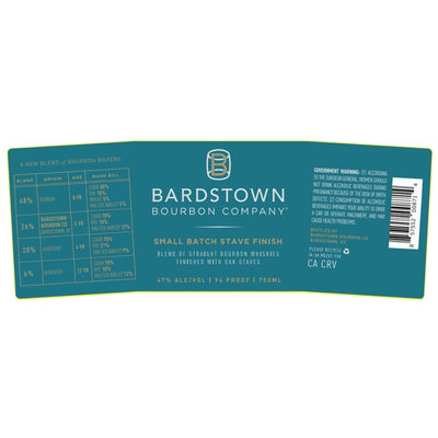 Bardstown Bourbon Small Batch Stave Finish Bourbon - Main Street Liquor