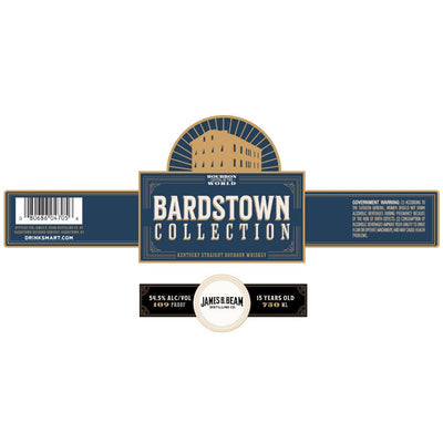 Bardstown Collection James B. Beam 15 Year Old Bourbon - Main Street Liquor