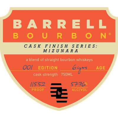 Barrell Bourbon Cask Finish Series: Mizunara - Main Street Liquor