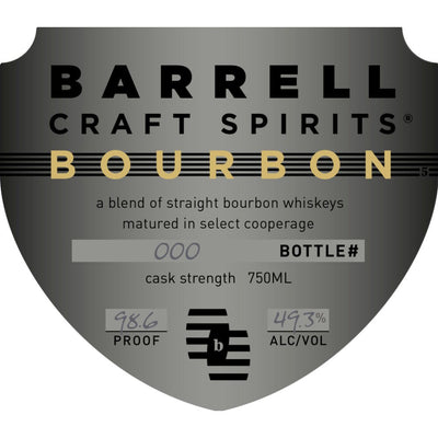 Barrell Craft Spirits Gray Label Bourbon 98.6 Proof - Main Street Liquor