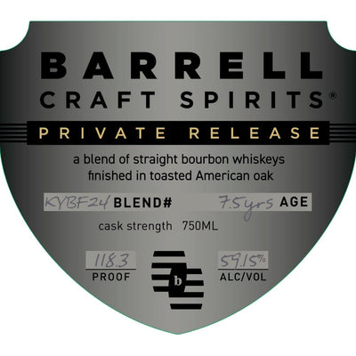 Barrell Craft Spirits Private Release KYBF24 Blend - Main Street Liquor