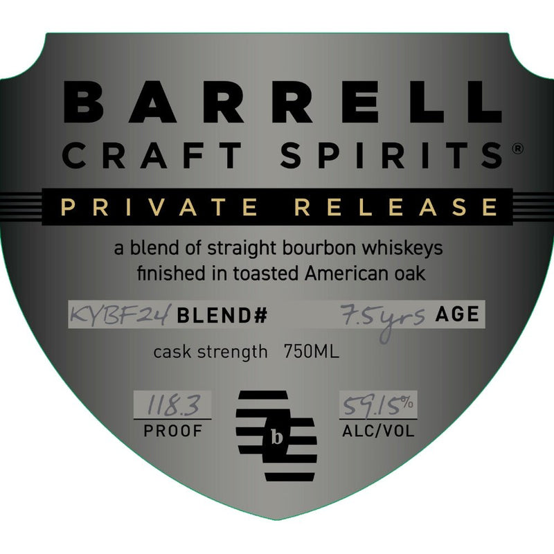 Barrell Craft Spirits Private Release KYBF24 Blend - Main Street Liquor