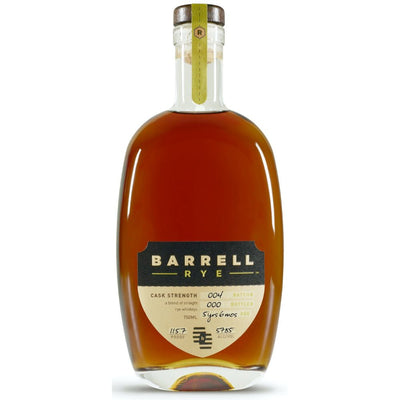Barrell Rye Batch 004 - Main Street Liquor