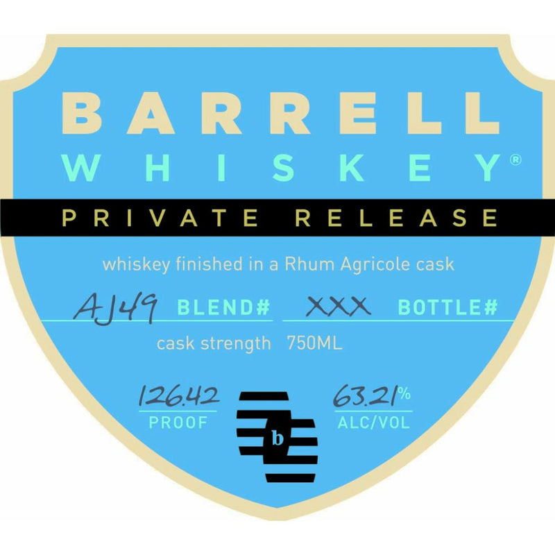 Barrell Whiskey Private Release AJ49 - Main Street Liquor