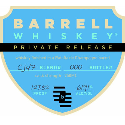 Barrell Whiskey Private Release CJ47 - Main Street Liquor