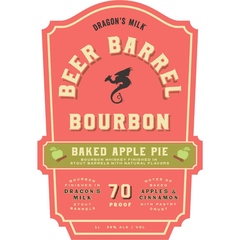 Beer Barrel Bourbon Baked Apple Pie - Main Street Liquor