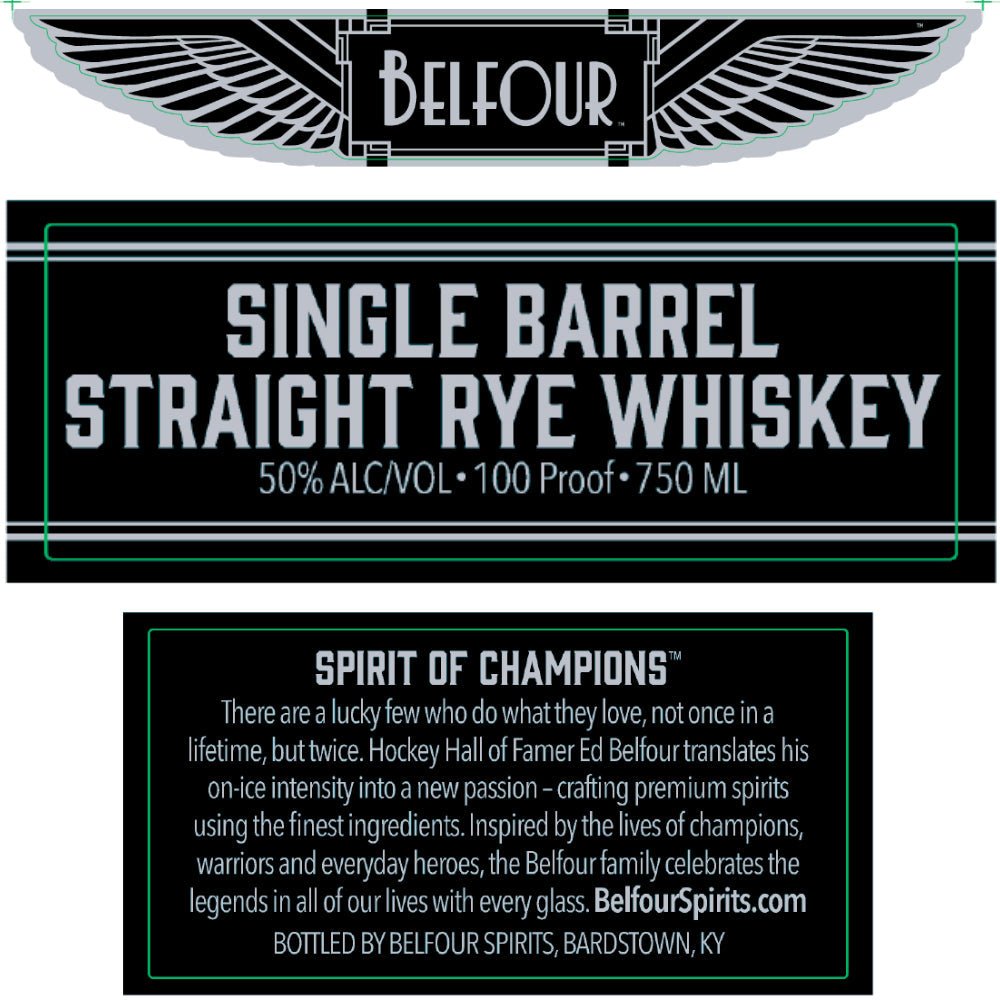 Buy Belfour Single Barrel Straight Rye Whiskey By Ed Belfour® Online