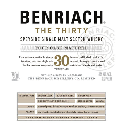 BenRiach The Thirty - Main Street Liquor