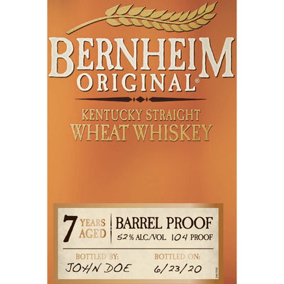 Bernheim Barrel Proof 7 Year Old - Main Street Liquor
