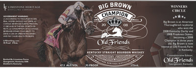 Big Brown Champion Old Friends Kentucky Straight Bourbon Whiskey - Main Street Liquor