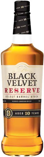 Black Velvet Reserve Canadian Whiskey 10 Year Old 750ml - Main Street Liquor