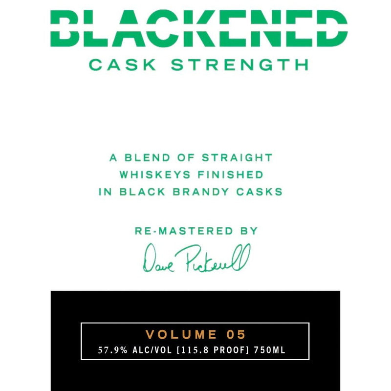 Blackened Cask Strength Volume 05 by Metallica - Main Street Liquor