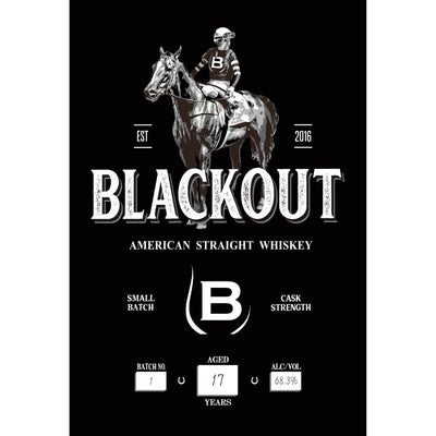 Blackout 17 Year Old American Straight Whiskey - Main Street Liquor