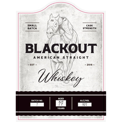 Blackout 17 Year Old Cask Strength American Straight Whiskey - Main Street Liquor