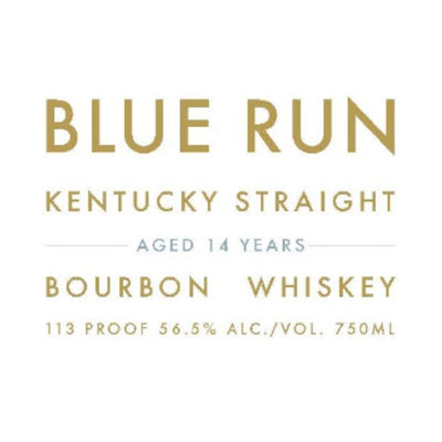 Blue Run 14 Year Old Bourbon - Main Street Liquor