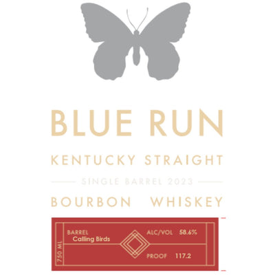 Blue Run ‘Calling Birds' Single Barrel Bourbon 2023 - Main Street Liquor