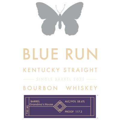 Blue Run ‘Grandma's House' Single Barrel Bourbon 2023 - Main Street Liquor