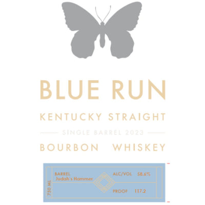 Blue Run ‘Judah's Hammer' Single Barrel Bourbon 2023 - Main Street Liquor