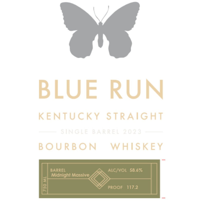 Blue Run ‘Midnight Massive’ Single Barrel Bourbon 2023 - Main Street Liquor
