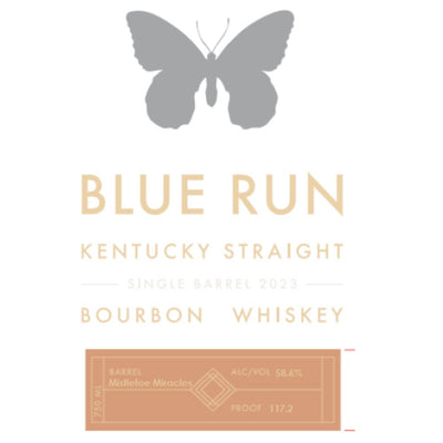 Blue Run ‘Mistletoe Miracles’ Single Barrel Bourbon 2023 - Main Street Liquor