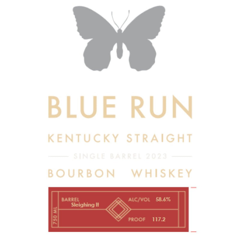 Blue Run ‘Sleighing It’ Single Barrel Bourbon 2023 - Main Street Liquor