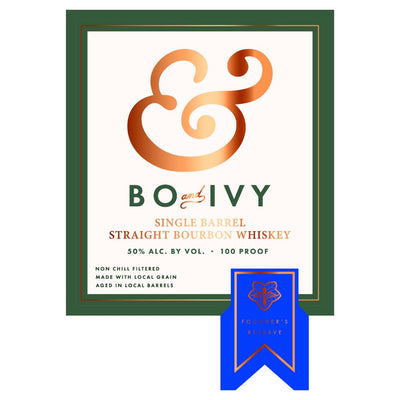 Bo and Ivy Founder’s Reserve Single Barrel Straight Bourbon - Main Street Liquor