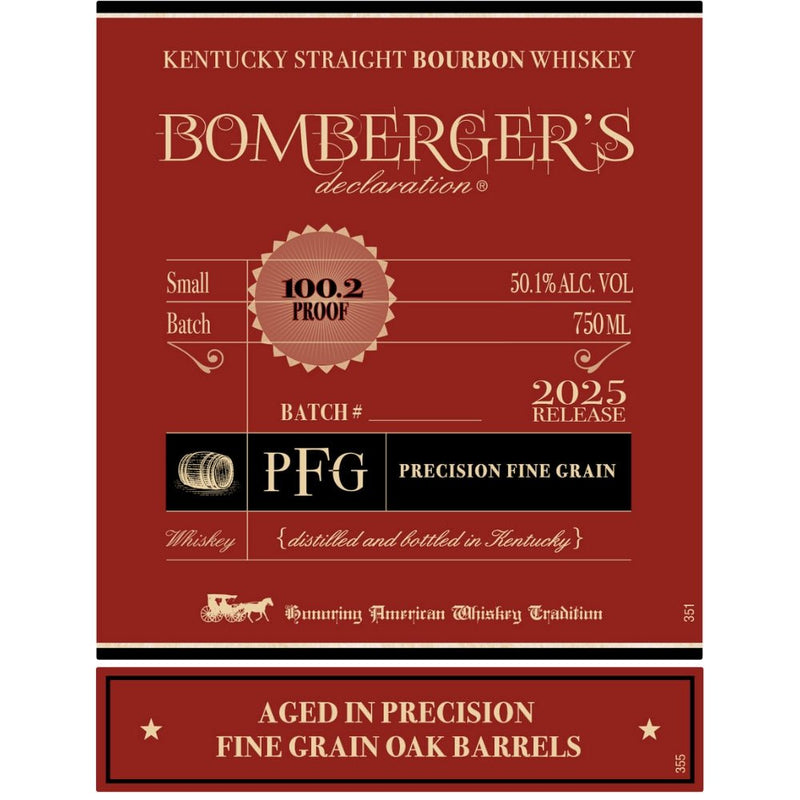 Bomberger’s Declaration Precision Fine Grain Bourbon - Main Street Liquor