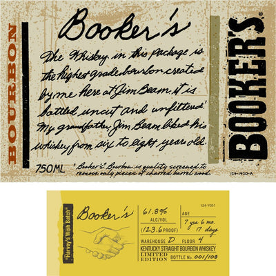 Booker’s Bourbon "Harvey’s Wish Batch" Limited Edition - Main Street Liquor