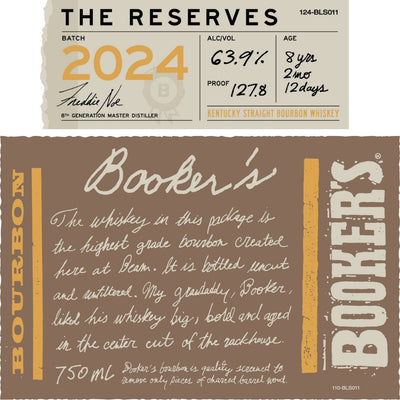 Booker’s Bourbon The Reserves 2024 Batch - Main Street Liquor