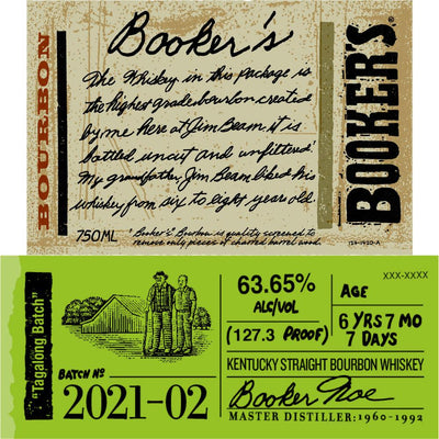 Booker's Tagalong Batch 2021-02 - Main Street Liquor