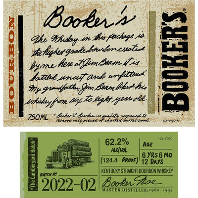 Booker’s “The Lumberyard Batch” Batch 2022-02 - Main Street Liquor