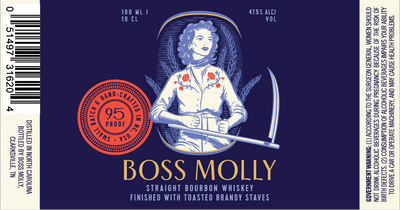 Boss Molly Straight Bourbon Whiskey - Main Street Liquor