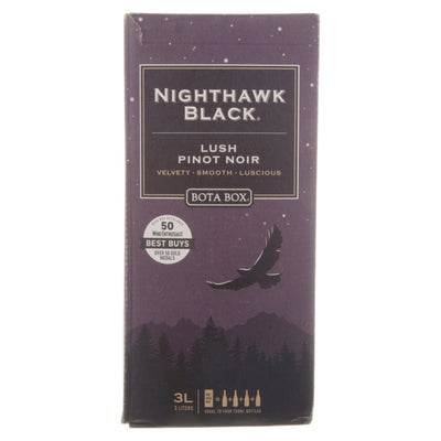 Bota Box Nighthawk Black Lush Pinot Noir - Main Street Liquor