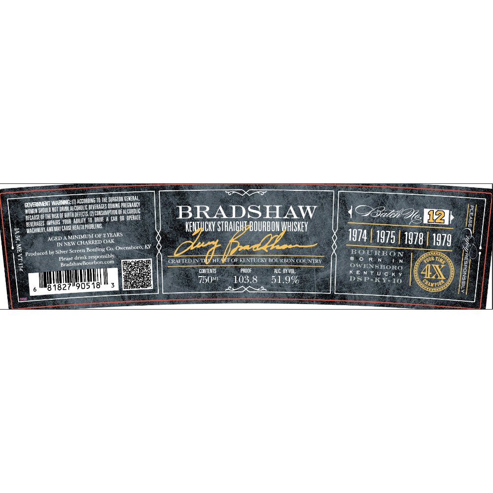 Buy Bradshaw Bourbon Batch 12 By Terry Bradshaw® Online | Bourbon ...