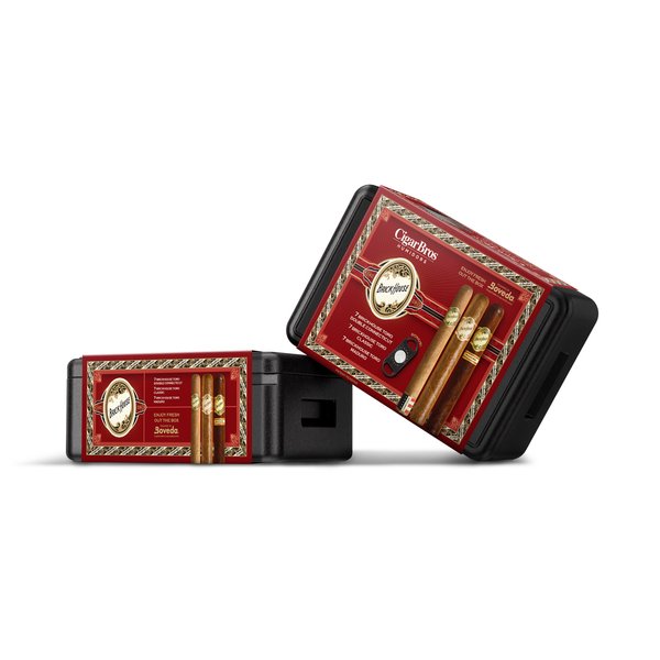 Brick House 21 Premium Cigars Set & Cutter + Personal Humidor by CigarBros - Main Street Liquor