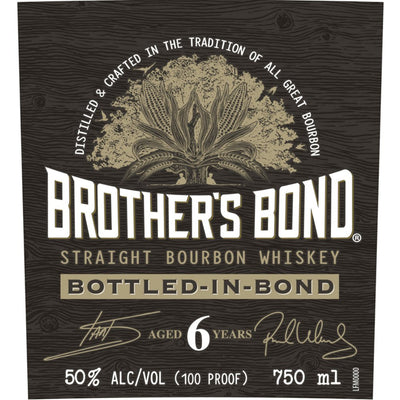 Brother's Bond Bottled in Bond Bourbon By Ian Somerhalder & Paul Wesley - Main Street Liquor
