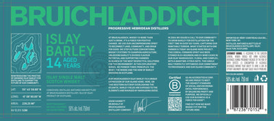 Bruichladdich Islay Barley 14 Year Old Single Malt Scotch Whisky - Main Street Liquor