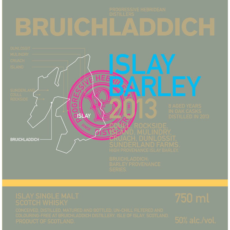 Bruichladdich Islay Barley 2013 - Main Street Liquor