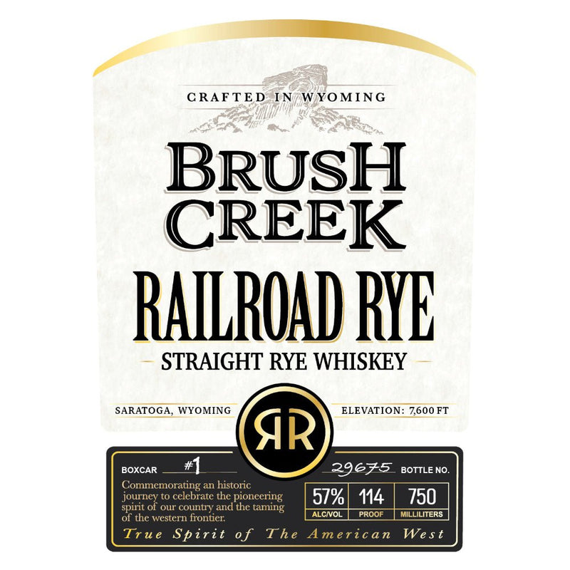 Brush Creek Railroad Rye - Main Street Liquor
