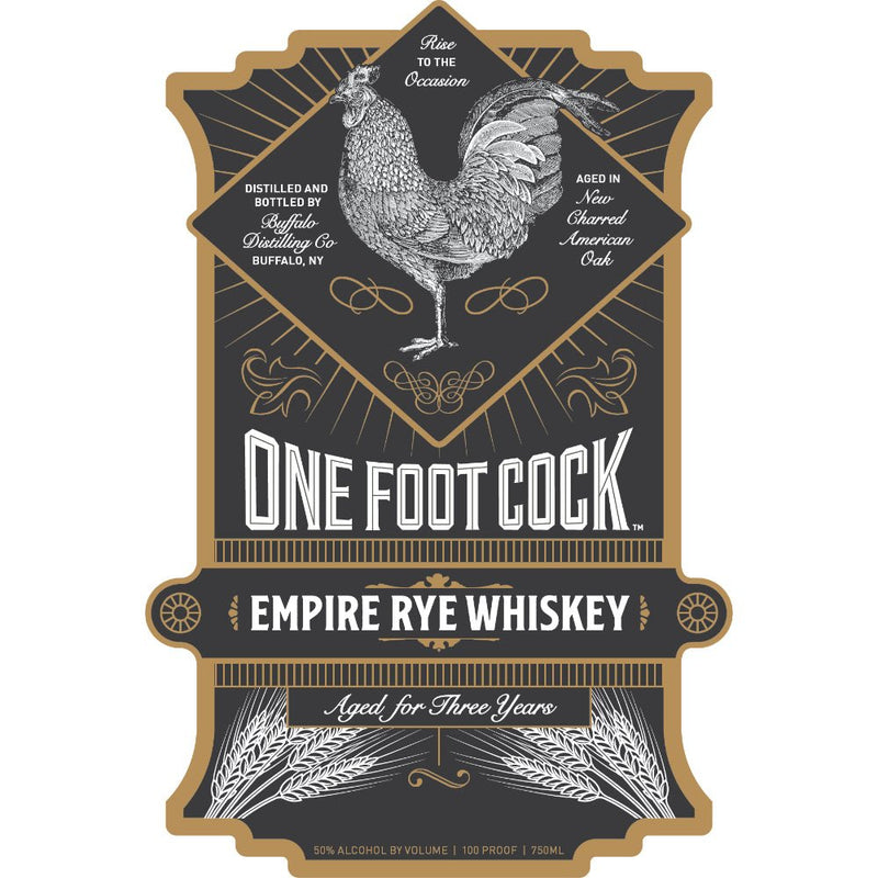 Buffalo Distilling One Foot Cock Empire Rye - Main Street Liquor