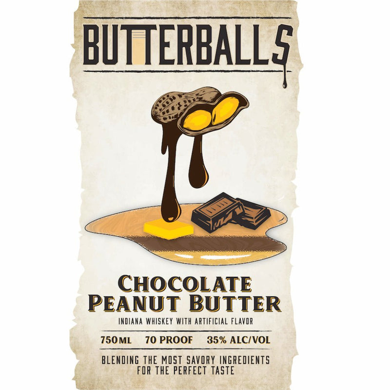 Butterballs Chocolate Peanut Butter Whiskey - Main Street Liquor