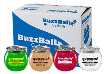 BuzzBallz BuzzBallz Cocktails Fruity Variety Pack 187mL 24 Pack Case - Main Street Liquor