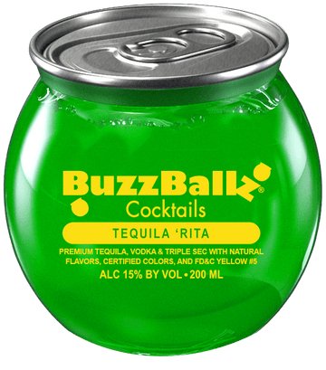 BuzzBallz Tequila 'Rita 187mL 24 Pack Case - Main Street Liquor