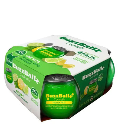 Buzzballz Tequila 'RIta Pre - Mixed Cocktails 4 - Pack - Main Street Liquor