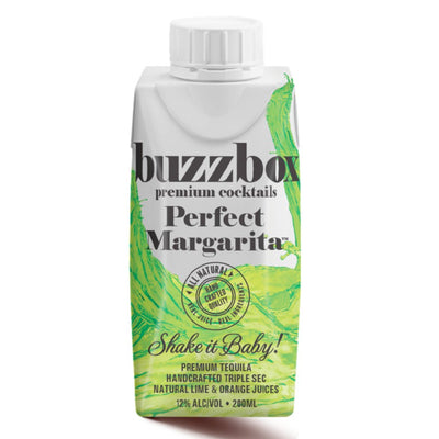 Buzzbox Perfect Margarita Cocktail 4PK - Main Street Liquor