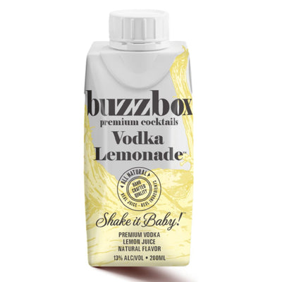 Buzzbox Vodka Lemonade Cocktail 4PK - Main Street Liquor