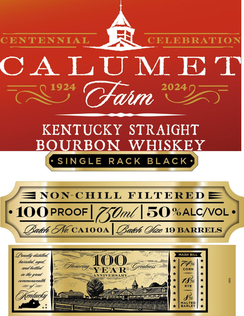 Calumet Farm Kentucky Straight Bourbon Whiskey - Centennial Celebration Edition - Main Street Liquor